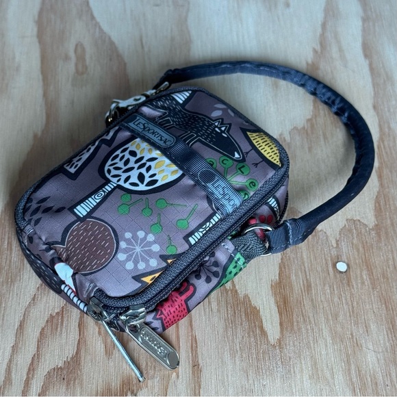 LᴇSᴘᴏʀᴛsᴀᴄ Sᴍᴀʟʟ Zɪᴘᴘᴇʀ Pᴏᴜᴄʜ Wʀɪsᴛʟᴇᴛ ɪɴ Fᴏʀᴇsᴛ Pᴀᴛᴛᴇʀɴ Oᴡʟ ᴀɴᴅ Fᴏx Pʀɪɴᴛ - Picture 5 of 16